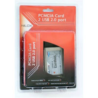 Nilox SCHEDA PCMCIA 2 PORTE USB2.0 (PCMCIA-2USB)
